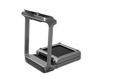 WalkingPad X218 foldable treadmill with digital display and safety handrails, designed for home fitness and walking workouts.