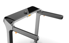 WalkingPad X218 foldable treadmill with running deck, control panel, and safety rails, designed for compact home exercise.