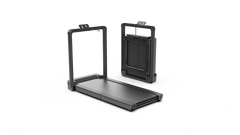 Black X25+ Kingsmith Walkingpad treadmill from Walkingpad, showing the compact design and control panel.