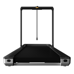 Front view of the Walkingpad X25+ Kingsmith treadmill showing its sleek design and control panel.