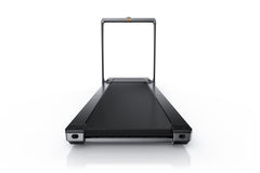 Walkingpad X25+ treadmill with front-facing white design, compact and sleek for home walking and running workouts.