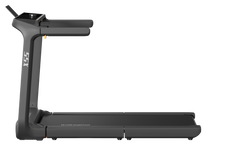 Walkingpad X55 foldable treadmill with digital display, safety rails, and compact design for home fitness.