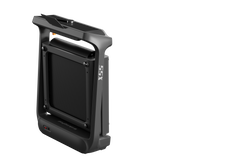 Walkingpad X55 foldable treadmill with digital display and safety handrails, suitable for home cardio workouts.