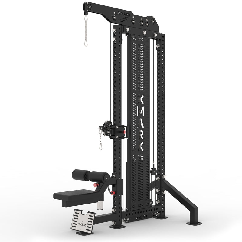 XM-9148 Commercial Lat Pulldown and Low Row Single Stack Functional Trainer by XMARK