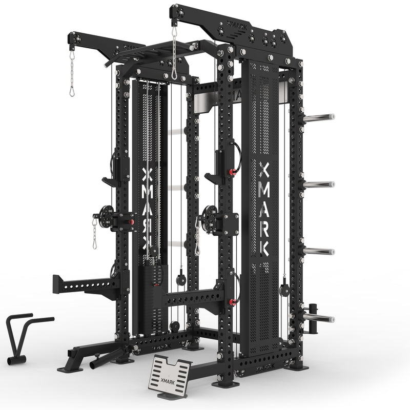 XM-9152 Commercial Half Rack Functional Trainer, Dual 220-Pound Stacks by XMARK