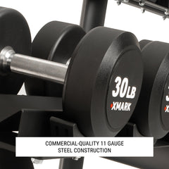 XM-9106 Commercial 3-Tier Dumbbell Racks - 15 Dumbbell Pairs by XMARK