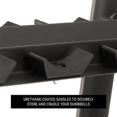 XM-9104 Commercial 2-Tier Dumbbell Rack - 10 Dumbbell Pairs by XMARK