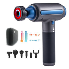 FLIPSTYLEZLLC handheld muscle relaxation massager with percussion therapy, hot and cold compress features for targeted relief.