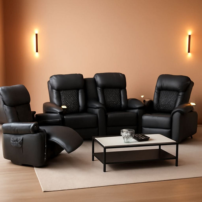 Dual Motor Power Lift Recliner Chair With Massage And Heat Beige Fabric Medium by ShipItFurniture