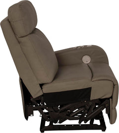 Rv Power Recliner With Massage Left Hand Polyhyde Fabric by ShipItFurniture