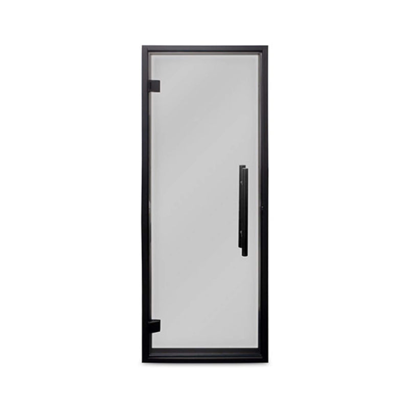 Prosaunas 24X73 black alder sauna door with tinted glass by SAKSBY WHOLESALE, prehung for easy installation