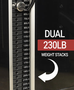 FT-9040 Functional Trainer With Dual 230 lb Weight Stacks by XMARK