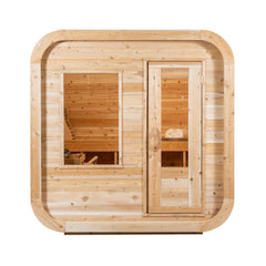 Dundalk Leisurecraft 4-Person Canadian Timber Luna Cube Sauna by SAKSBY WHOLESALE