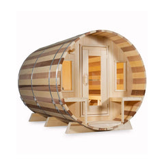 Dundalk Leisurecraft 6-Person Canadian Timber Tranquility Barrel Sauna by SAKSBY WHOLESALE