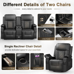 Dual Motor Power Lift Recliner Chair With Massage And Heat Beige Fabric Medium by ShipItFurniture