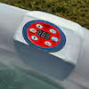 Supply Chain Sources LLC PH50015 LED 6-Person inflatable hot tub spa with aqua jets, cover, repair kit, ground pad, filter, and hose.
