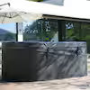 Supply Chain Sources LLC Serenity 2-Person Cold Plunge Hot Tub with Aqua Jets, foam walls, exterior Textilene, 120-gallon capacity