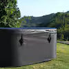 Supply Chain Sources LLC Serenity 2-Person Cold Plunge Hot Tub with Aqua Jets, foam walls, and 120-gallon capacity.