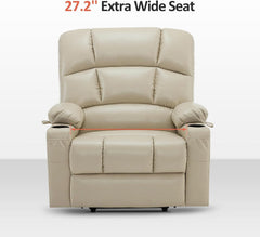Medium Wide Power Lift Recliner Chair With Massage by ShipItFurniture