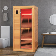 Far Infrared Wooden Sauna Room for 1-2 person by Gamba Beauty