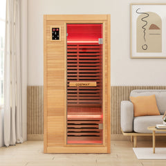 Far Infrared Wooden Sauna Room for 1-2 person by Gamba Beauty