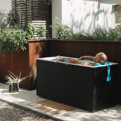 Fire Cold Plunge All-In-One Cold Plunge tub with sleek design and sturdy construction for cold water immersion therapy.