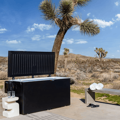 Fire Cold Plunge All-In-One Cold Plunge tub with sleek design, perfect for cold water immersion and recovery.