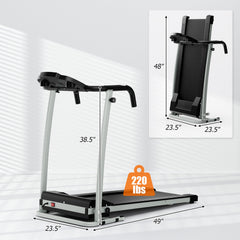 SP38000US-BK Folding Treadmill by DirectDeals