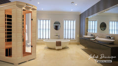 Person Home Full Spectrum Infrared Sauna Medical 4 by Modern Reform