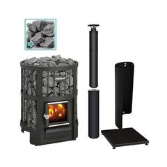 LGND-PKG-BK Harvia Legend 150 16KW Wood-Burning Sauna Stove by SAKSBY WHOLESALE