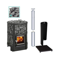 LGND-PKG-BK Harvia Legend 150 16KW Wood-Burning Sauna Stove by SAKSBY WHOLESALE