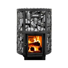 WKLE20GM Harvia GreenFlame Legend 240 Wood Sauna Stove by SAKSBY WHOLESALE
