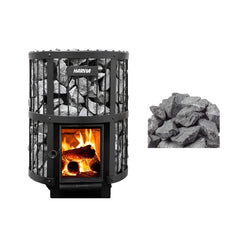 WKLE20GM Harvia GreenFlame Legend 240 Wood Sauna Stove by SAKSBY WHOLESALE