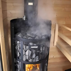 WKLE20GM Harvia GreenFlame Legend 240 Wood Sauna Stove by SAKSBY WHOLESALE