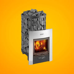 WKLE36DUOM Harvia Legend Duo Wood Burning Sauna Stove/Fireplace Combo by SAKSBY WHOLESALE