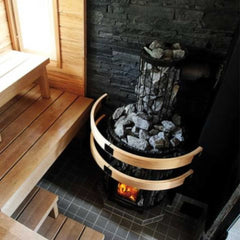 WKLE36DUOM Harvia Legend Duo Wood Burning Sauna Stove/Fireplace Combo by SAKSBY WHOLESALE