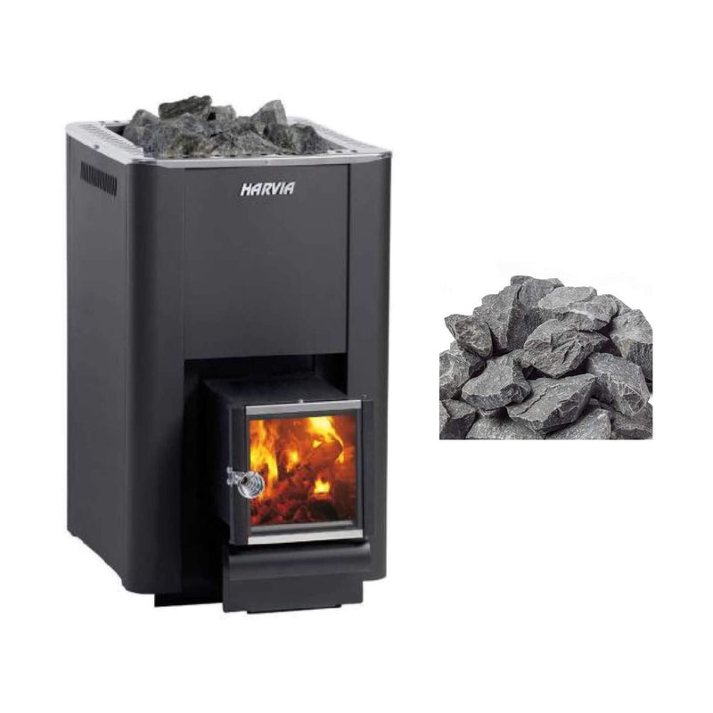 Harvia Pro 20 SL 24.1 KW Wood-Burning Sauna Stove by SAKSBY WHOLESALE