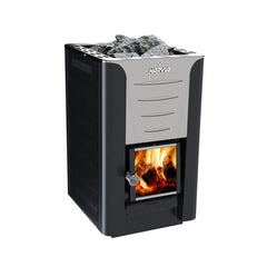 PRO20-PKG-SS-WH Harvia Pro 20 WH Wood Burning Sauna Stove by SAKSBY WHOLESALE
