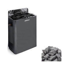 HSWS8U1B Harvia The Wall Stainless Steel Built-In Wall Mount Sauna Heater by SAKSBY WHOLESALE