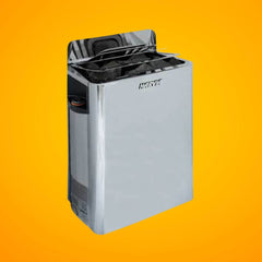 HSWS8U1B Harvia The Wall Stainless Steel Built-In Wall Mount Sauna Heater by SAKSBY WHOLESALE