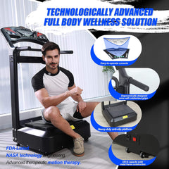 Rovix Heavy-Duty 400LBS Whole Body Vibration Plate Exercise Machine by Saksby Wholesale, with advanced technology for fitness training