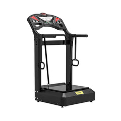 Front right view of SAKSBY Wholesale Rovix heavy-duty 400LBS whole body vibration exercise machine for fitness workouts.