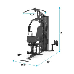 Rovix heavy-duty all-in-one home gym workout station by Saksby Wholesale for full-body strength training.