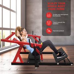 SAKSBY Wholesale Rovix Heavy-Duty Steel Hip Thruster with non-slip handles and foam padding for effective exercise workouts.