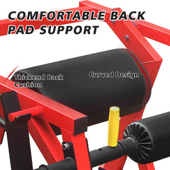 Rovix heavy-duty steel hip thruster exercise machine with non-slip handles and foam padding by Saksby Wholesale