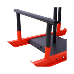 Rovix heavy-duty iron weight training sled for muscle building, with square base, used for strength fitness exercises by Saksby Wholesale