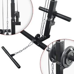 SAKSBY Wholesale heavy-duty 1000LBS professional multi-function adjustable power cage rack with pulley system for exercise machines.