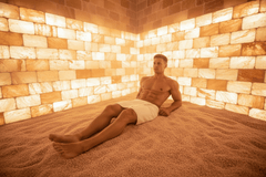 Himalayan Salt Sauna 8' x  4' Surface Area - 35 Sq feet by Black Tai Salt Co.