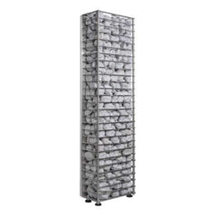 SAKSBY WHOLESALE Huum Cliff Mini 4 3.5KW electric sauna heater with front-right view, compact and modern design for home saunas.