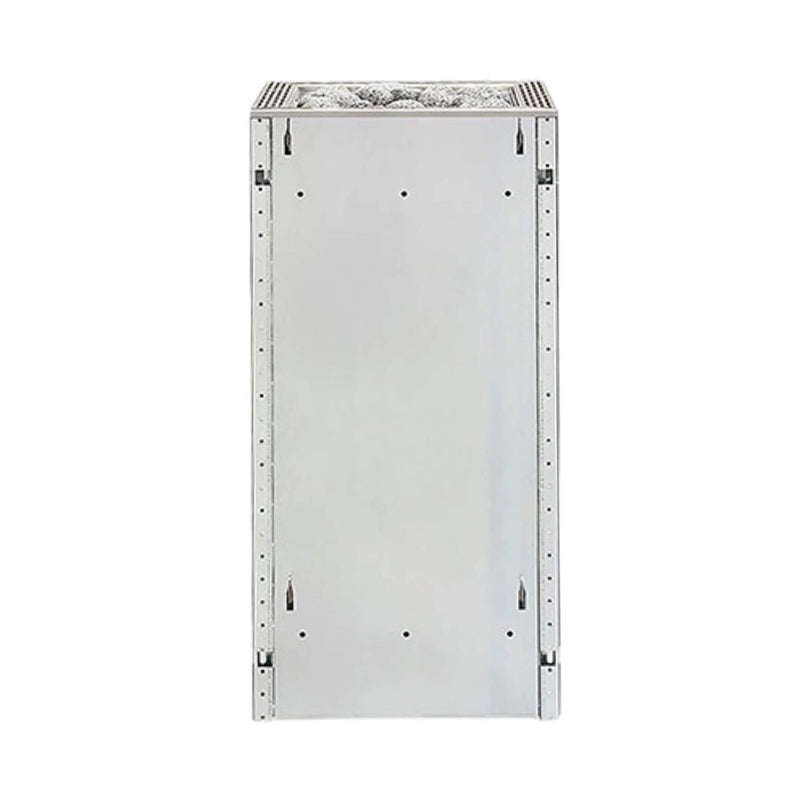 SAKSBY WHOLESALE Huum Core BK/ST sauna heater with 6.5kW and 10.5kW power, front view showing digital controls and heating elements.